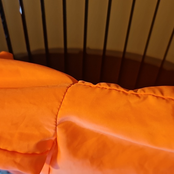 High Visibility running top, high vis runners coverup neon orange jogging, sport - Picture 4 of 11